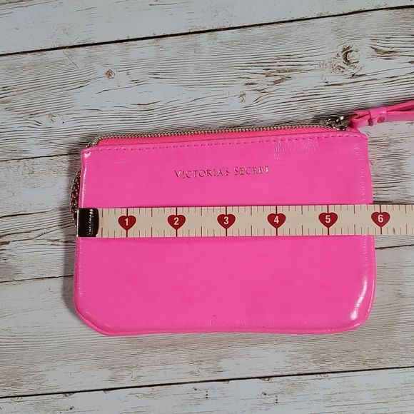 2 Victoria's Secret Bags Cosmetic & Change Purse Rainbow‎ Sequin & Pink Pleather - Picture 10 of 11